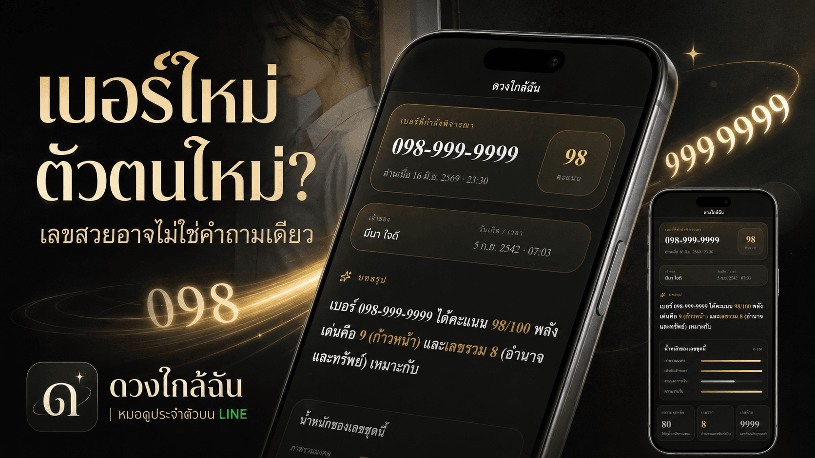 ภาพบทความเบอร์ใหม่ ตัวตนใหม่ของดวงใกล้ฉัน